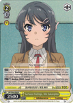 SBY/W64-E005 Surfaced Feelings, Mai Sakurajima - Rascal Does Not Dream of Bunny Girl Senpai English Weiss Schwarz Trading Card Game