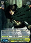 AOT/S35-E005S "Paving a Way for the Future" Eren (Foil) - Attack On Titan Vol.1 English Weiss Schwarz Trading Card Game