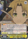 MTI/S83-E005 "Daily Growth" Rudeus - Mushoku Tensei English Weiss Schwarz Trading Card Game