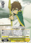 KS/W55-E005 "Snipe" Kazuma - KONOSUBA -God’s blessing on this wonderful world! Vol. 2 English Weiss Schwarz Trading Card Game
