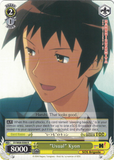 SY/W08-E006 	"Usual" Kyon - The Melancholy of Haruhi Suzumiya English Weiss Schwarz Trading Card Game