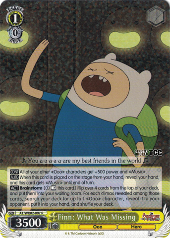 AT/WX02-007 Finn: What Was Missing - Adventure Time English Weiss Schwarz Trading Card Game
