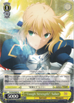 FS/S36-E007 “Tough Strength” Saber - Fate/Stay Night Unlimited Blade Works Vol.2 English Weiss Schwarz Trading Card Game
