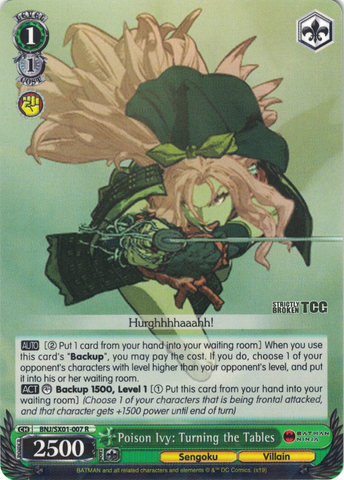 BNJ/SX01-007 Poison Ivy: Turning the Tables - Batman Ninja English Weiss Schwarz Trading Card Game