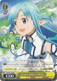 SAO/S47-E008 Asuna Joins a Party - Sword Art Online Re: Edit English Weiss Schwarz Trading Card Game