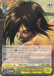 AOT/S35-E008 "Firm Will" Eren Titan - Attack On Titan Vol.1 English Weiss Schwarz Trading Card Game