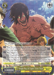 AOT/S50-E008 "Single Ray of Light" Eren Titan - Attack On Titan Vol.2 English Weiss Schwarz Trading Card Game