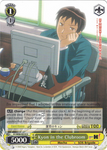 SY/W08-E010 Kyon in the Clubroom - The Melancholy of Haruhi Suzumiya English Weiss Schwarz Trading Card Game