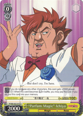 FT/EN-S02-010 "Parfum Magic" Ichiya - Fairy Tail English Weiss Schwarz Trading Card Game