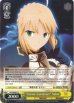 FS/S36-E011 “Divine Construct” Saber - Fate/Stay Night Unlimited Blade Works Vol.2 English Weiss Schwarz Trading Card Game