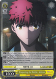 FS/S77-E011 Preparing for Battle, Shirou - Fate/Stay Night Heaven's Feel Vol. 2 English Weiss Schwarz Trading Card Game