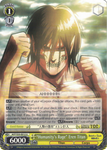 AOT/S35-E012 "Humanity's Rage" Eren Titan - Attack On Titan Vol.1 English Weiss Schwarz Trading Card Game