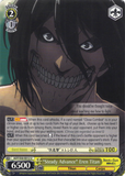 AOT/S50-E012 "Steady Advance" Eren Titan - Attack On Titan Vol.2 English Weiss Schwarz Trading Card Game