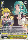 MR/W59-E013 "A Shower of Light" Felicia & Sana - Magia Record: Puella Magi Madoka Magica Side Story English Weiss Schwarz Trading Card Game
