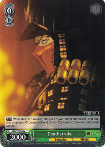 BNJ/SX01-014 Deathstroke - Batman Ninja English Weiss Schwarz Trading Card Game