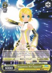PD/S22-E014 Kagamine Rin"Append" - Hatsune Miku -Project DIVA- ƒ English Weiss Schwarz Trading Card Game