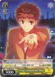 FS/S36-E014 “Using a Command Seal” Shirou - Fate/Stay Night Unlimited Blade Works Vol.2 English Weiss Schwarz Trading Card Game