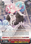 RZ/S68-E014 "Memory Snow" Ram & Rem - Re:ZERO -Starting Life in Another World- Memory Snow English Weiss Schwarz Trading Card Game