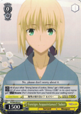 FS/S64-E014 Foreign Acquiantance? Saber - Fate/Stay Night Heaven's Feel Vol.1 English Weiss Schwarz Trading Card Game