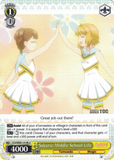 CCS/WX01-014b Sakura: Middle School Life - Cardcaptor Sakura English Weiss Schwarz Trading Card Game