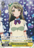 LL/W24-E015c "A New Start" μ's - Love Live! English Weiss Schwarz Trading Card Game