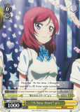 LL/W24-E015f "A New Start" μ's - Love Live! English Weiss Schwarz Trading Card Game