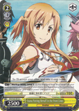 SAO/S26-E016 Asuna Putting Herself in the Front Lines - Sword Art Online Vol.2 English Weiss Schwarz Trading Card Game