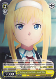 SAO/S80-E018 "As Long as I Can Wield a Sword" Alice - Sword Art Online -Alicization- Vol. 2 English Weiss Schwarz Trading Card Game