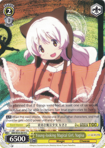 MM/W35-E019 Young-looking Magical Girl, Nagisa - Puella Magi Madoka Magica The Movie -Rebellion- English Weiss Schwarz Trading Card Game