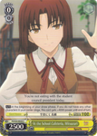 FS/S34-E020 At the School Cafeteria, Mitsuzuri - Fate/Stay Night Unlimited Bladeworks Vol.1 English Weiss Schwarz Trading Card Game