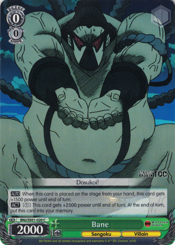 BNJ/SX01-020 Bane - Batman Ninja English Weiss Schwarz Trading Card Game