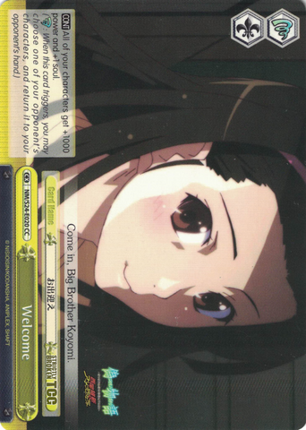 NM/S24-E020 Welcome - NISEMONOGATARI English Weiss Schwarz Trading Card Game