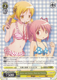 MM/W35-E020 Junior and Senior, Mami & Madoka - Puella Magi Madoka Magica The Movie -Rebellion- English Weiss Schwarz Trading Card Game