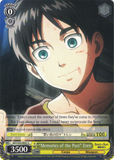 AOT/S35-E021 "Memories of the Past" Eren - Attack On Titan Vol.1 English Weiss Schwarz Trading Card Game