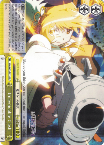 MM/W35-E023 Unavoidable Clash - Puella Magi Madoka Magica The Movie -Rebellion- English Weiss Schwarz Trading Card Game