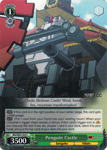 BNJ/SX01-023 Penguin Castle - Batman Ninja English Weiss Schwarz Trading Card Game