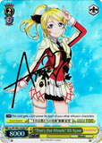 LL/EN-W01-023SP "That's Our Miracle" Eli Ayase (Foil) - Love Live! DX English Weiss Schwarz Trading Card Game