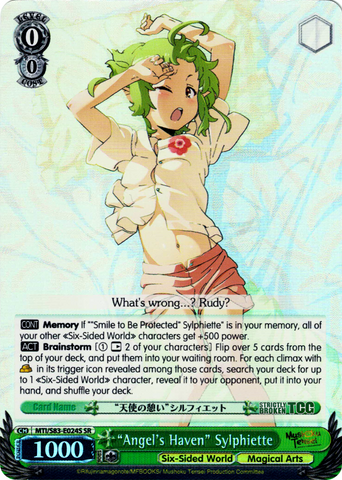 MTI/S83-E024S "Angel's Haven" Sylphiette (Foil) - Mushoku Tensei English Weiss Schwarz Trading Card Game