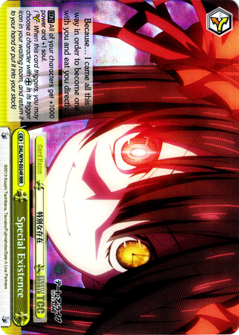 DAL/W79-E024R Special Existence (Foil) - Date A Live English Weiss Schwarz Trading Card Game
