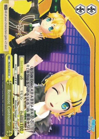 PD/S22-E025 Remote Controller - Hatsune Miku -Project DIVA- ƒ English Weiss Schwarz Trading Card Game