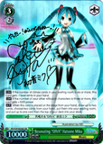 PD/S29-E026X Resonating "DIVA" Hatsune Miku (Foil) - Hatsune Miku: Project DIVA F 2nd English Weiss Schwarz Trading Card Game