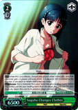 SAO/S26-E026S Suguha Changes Clothes (Foil) - Sword Art Online Vol.2 English Weiss Schwarz Trading Card Game