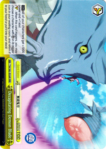 TSK/S82-E026R Decapitating Demon Blade (Foil) - That Time I Got Reincarnated as a Slime Vol. 2 English Weiss Schwarz Trading Card Game