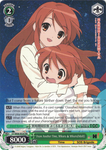 SY/W08-E026 From Another Time, Mikuru & Mikuru(Adult) - The Melancholy of Haruhi Suzumiya English Weiss Schwarz Trading Card Game