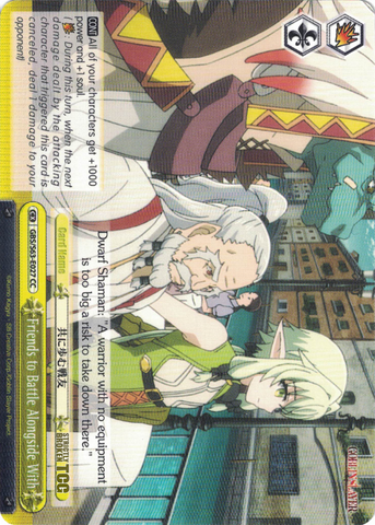 GBS/S63-E027 Friends to Battle Alongside With - Goblin Slayer English Weiss Schwarz Trading Card Game