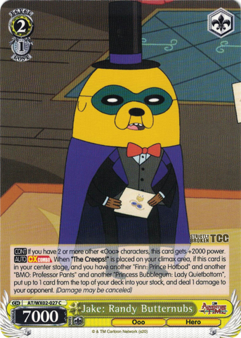 AT/WX02-027 Jake: Randy Butternubs - Adventure Time English Weiss Schwarz Trading Card Game