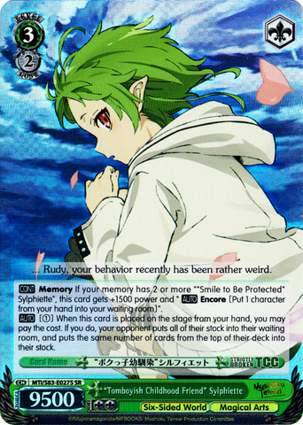 MTI/S83-E027S "Tomboyish Childhood Friend" Sylphiette (Foil) - Mushoku Tensei English Weiss Schwarz Trading Card Game