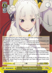 RZ/S46-E027d Royal Election - Re:ZERO -Starting Life in Another World- Vol. 1 English Weiss Schwarz Trading Card Game