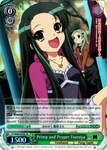 SY/W08-E028S Primp and Proper Tsuruya (Foil) - The Melancholy of Haruhi Suzumiya English Weiss Schwarz Trading Card Game