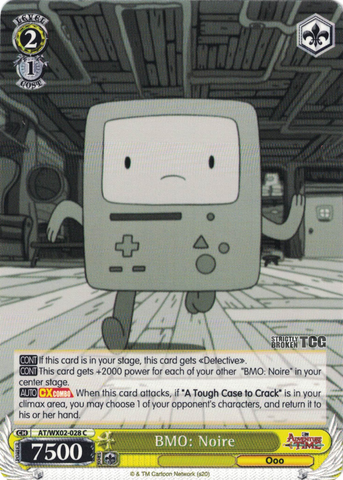 AT/WX02-028 BMO: Noire - Adventure Time English Weiss Schwarz Trading Card Game